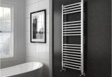 Small Bathtubs 4' Uk Diamond Heated towel Rail W500 X H1200mm Chrome