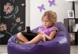 Small Bean Bag Chairs for toddlers Funiture Glossy Small Purple Vinyl Bean Bag Chairs Over White Hairy