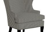 Small Black Accent Chair Thurston Wing Chair with Pewter Nailheads Small Check