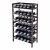 Small Black Metal Wine Rack Amazon Com Winsome 6 Tier Silvi Wine Rack 30 Bottle Home Kitchen