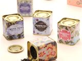 Small Decorative Tea Tins 7pcs Vintage Beautiful Colorful Romance Small Floral Pastoral Iron