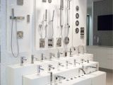 Small Display Bathtubs Porcelanosa Showroom by Rabaut Design associates