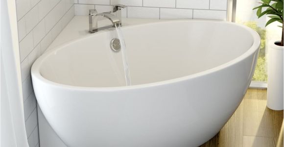 Small Freestanding Bathtubs Uk Corner Freestanding Space Saving Acrylic Bath 1270aste