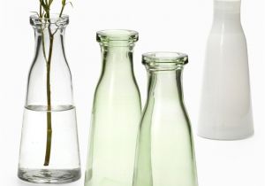 Small Glass Bottle Decoration Ideas Clear Green White Milk Bottle Vases Pinterest Milk Bottles