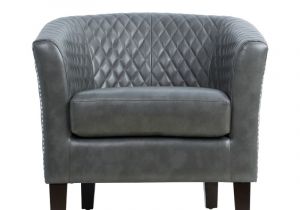 Small Grey Accent Chair Small Space Quilted Barrel Gray Accent Chair Accentrics