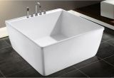 Small Length Bathtubs Korea Small Size Square Bath Tub Portable Acrylic