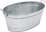 Small Metal Bathtubs Amazon Achla Designs C 55 Galvanized Steel