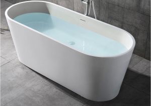 Small Oval Bathtubs Deep Bathtubs solid Surface Oval Deep soaking Bathtub