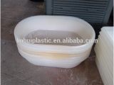 Small Plastic Bathtubs for Sale Chinese Rotomolding Plastic Small Rectangular Hot Oval