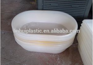 Small Plastic Bathtubs for Sale Chinese Rotomolding Plastic Small Rectangular Hot Oval