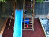 Small Playsets for Small Backyards Playground We Built for Our Little Guy We Used Rubber Mulch