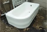 Small Porcelain Bathtubs Antique Art Deco Corner Tub Bathtub Rare Small by