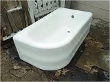 Small Porcelain Bathtubs Antique Art Deco Corner Tub Bathtub Rare Small by