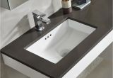 Small Undermount Bathtubs 19" Essence Rectangular Ceramic Undermount Bathroom Sink