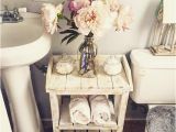 Small Vintage Bathtub Shabby Chic Wood Bathroom Shelves