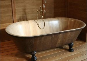 Small Wooden Bathtubs Clawfoot Tub – A Classic and Charming Elegance From the