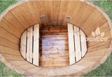 Small Wooden Bathtubs Ovaler Holz Badebottich Ø 1 2 Meter thermoholz Außenofen
