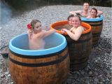 Small Wooden Bathtubs Wood Fired Whiskey Barrel Hot Tubs