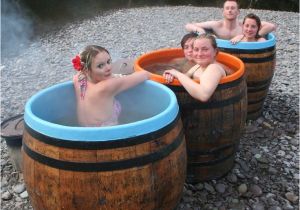 Small Wooden Bathtubs Wood Fired Whiskey Barrel Hot Tubs