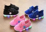 Sneakers that Light Up Children Kid Led Light Up Luminous Sneakers Mesh Cloth Sports