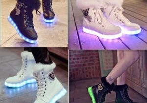 Sneakers that Light Up Hot Led Shoes for Women Fashion Light Up Casual Shoes for Adults