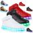 Sneakers that Light Up Led Shoes Man Usb Light Up Unisex Sneakers Lovers for Adults Boys