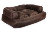 Snoozer Overstuffed sofa Pet Bed Reviews Amazon Com Snoozer Overstuffed Luxury Pet sofa X Large Hot Fudge