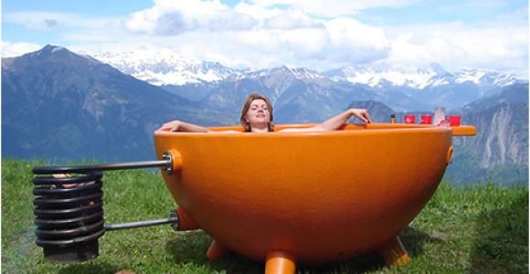 Soaking Bathtub with Heater Hot Cup Of Tub Portable Wood Fired Outdoor soaking Pool