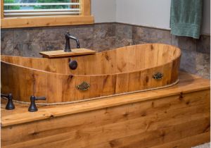 Soaking Bathtub Wooden Wood soaking Tub