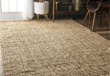 Soft Natural Fiber Rugs Add some Rustic Charm to Your Room with This Hand Woven Jute Natural