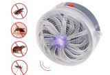 Solar Bug Lights solar Powered Buzz Uv Lamp Light Fly Insect Bug Mosquito Killer Lamp