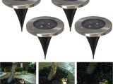 Solar Lights for Walkway Tamproad Pack Of 5 Led Underground Night Lights solar Powered Buried