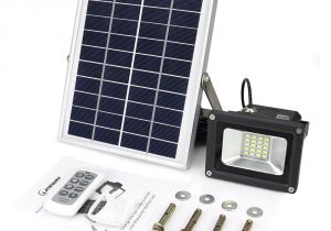 Solar Panel Flood Lights Dhl Dimmable solar Flood Light with Remote Control 10w Outdoor