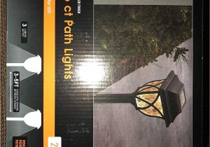 Solar Path Lights Reviews Amazon Com Portfolio 6 Light Black 0 5 Watt Led Path Light Kit