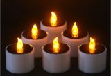 Solar Powered Tea Lights 6pcs High Quality Led Tea Light Candles Flashing Battery Operated