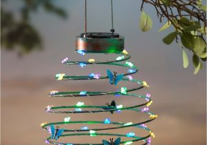 Solar Powered Twinkle Lights Hanging solar Lantern Decoration butterfly solar Accents Yard