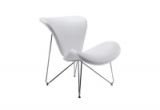 Sphera Modern Design White Leather Swivel Accent Chair Poli Grey Modern Leather Swivel Lounge Chair