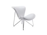 Sphera Modern Design White Leather Swivel Accent Chair Poli Grey Modern Leather Swivel Lounge Chair