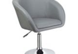 Sphera Modern Design White Leather Swivel Accent Chair Sphera Modern Design White Accent Chair Modern