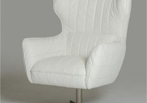 Sphera Modern Design White Leather Swivel Accent Chair White Leather Swivel Accent Chair Charlotte north Carolina