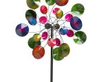 Spinning Garden Art Over 6 Feet Tall This Wind Spinner is Inspired by A Kaleidoscope