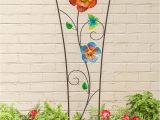 Spinning Metal Garden Art Our Spinning Flower Garden Trellis Does Double Duty as Plant Support
