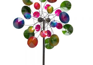 Spinning Metal Garden Art Over 6 Feet Tall This Wind Spinner is Inspired by A Kaleidoscope