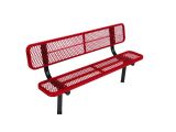 Sports Authority Weight Bench In Ground 6 Ft Red Diamond Commercial Park Bench with Back Lc7762