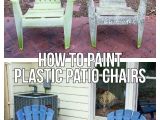 Spray Paint for Plastic Chairs How to Paint Plastic Patio Chairs Plastic Patio Chairs Painting