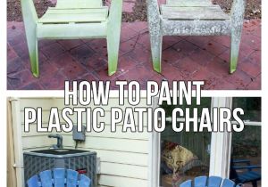 Spray Paint for Plastic Chairs How to Paint Plastic Patio Chairs Plastic Patio Chairs Painting