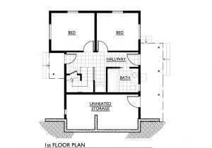 Square Foot Of Bathtub Cottage Style House Plan 2 Beds 1 Baths 1000 Sq Ft Plan