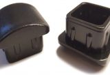 Square Rubber Caps for Chair Legs 100 Pk Square Rocker Leg Inserts for Stacking Chairs 3 4 or 13 16