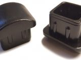 Square Rubber Caps for Chair Legs 100 Pk Square Rocker Leg Inserts for Stacking Chairs 3 4 or 13 16
