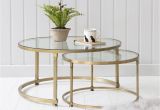 Square Side Tables Living Room Coco Nesting Round Glass Coffee Tables In 2018